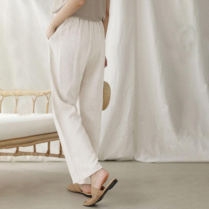 Vara | Relaxed Pants with Adjustable Waistband