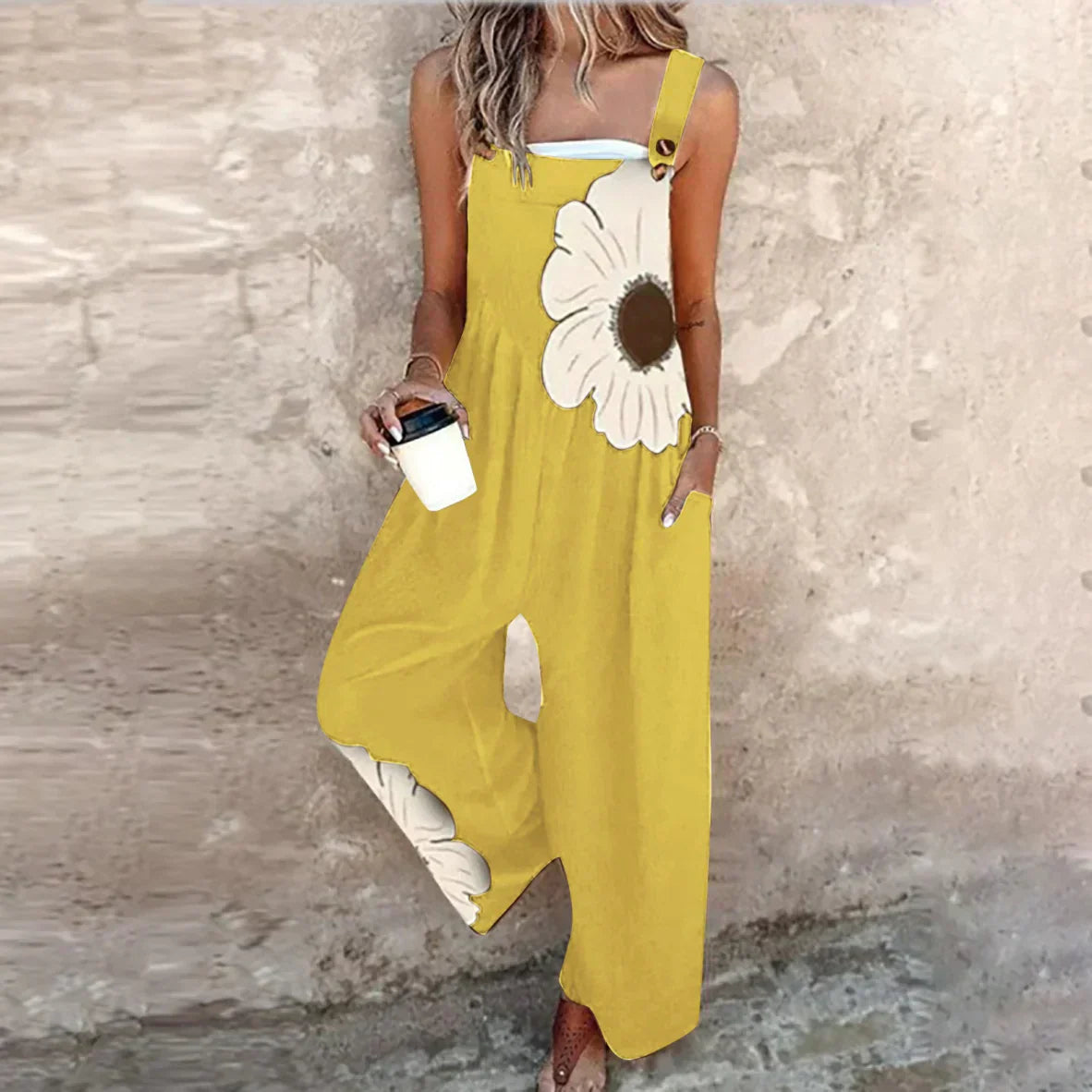 Broome | Relaxed Wide-Leg Overalls