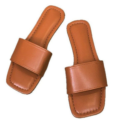 Zita | Open Toe-Post Mules