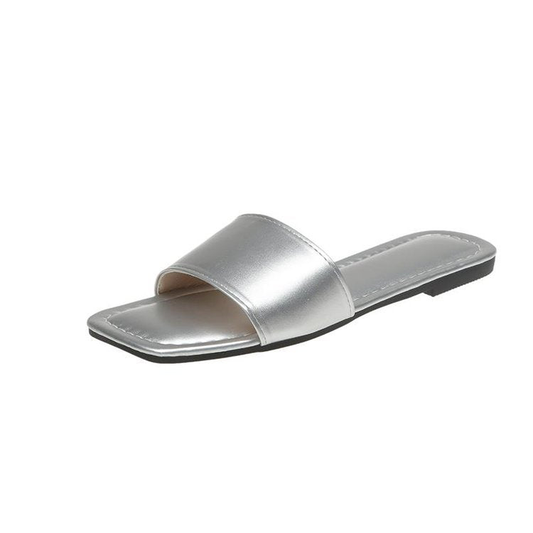 Zita | Open Toe-Post Mules