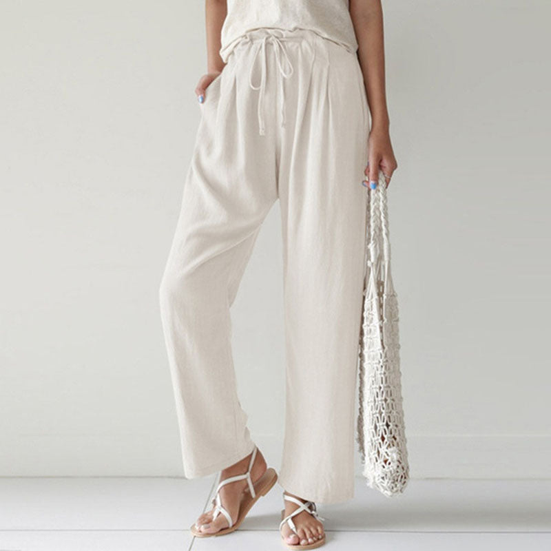Vara | Relaxed Pants with Adjustable Waistband