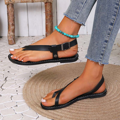 Barbara | Minimalist Sandals with Buckle