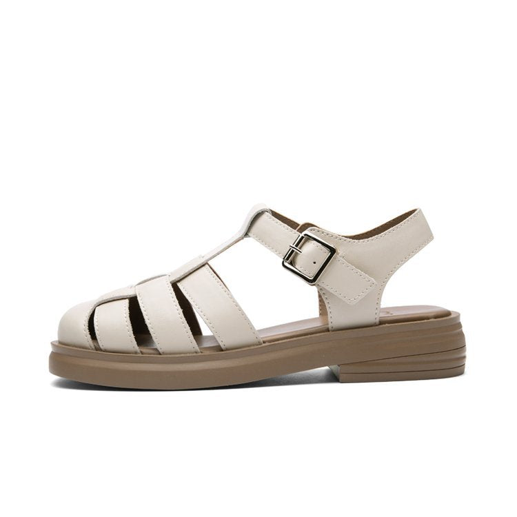Sage | Elegant Sandals with Woven Design and Comfortable Footbed