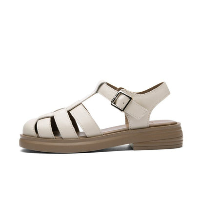Sage | Elegant Sandals with Woven Design and Comfortable Footbed