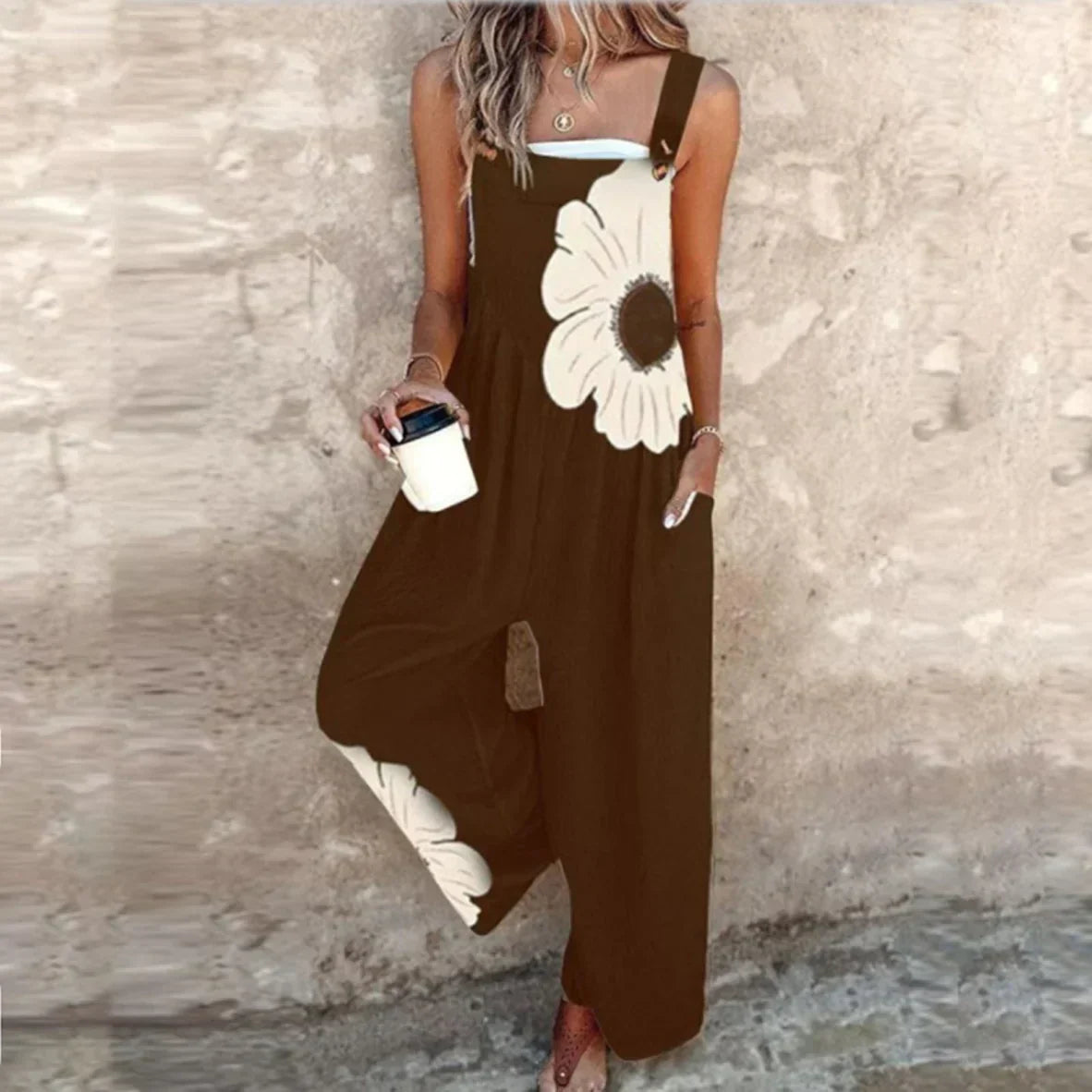 Broome | Relaxed Wide-Leg Overalls