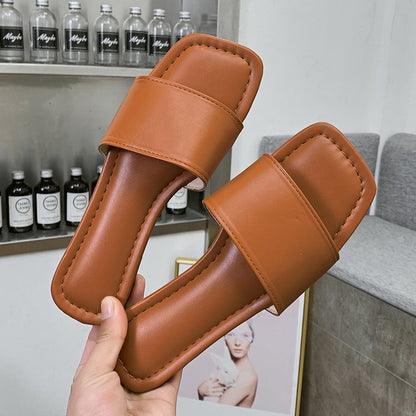 Zita | Open Toe-Post Mules