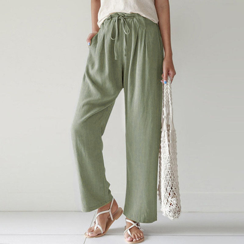 Vara | Relaxed Pants with Adjustable Waistband