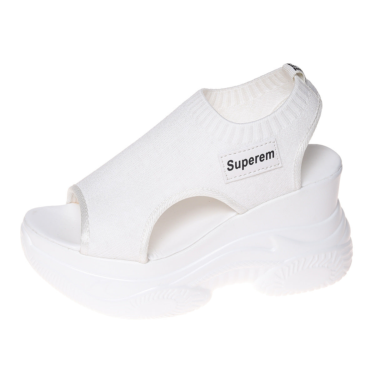 Hertha | Fashionable Sport Sandals with High Heel and Chunky Sole