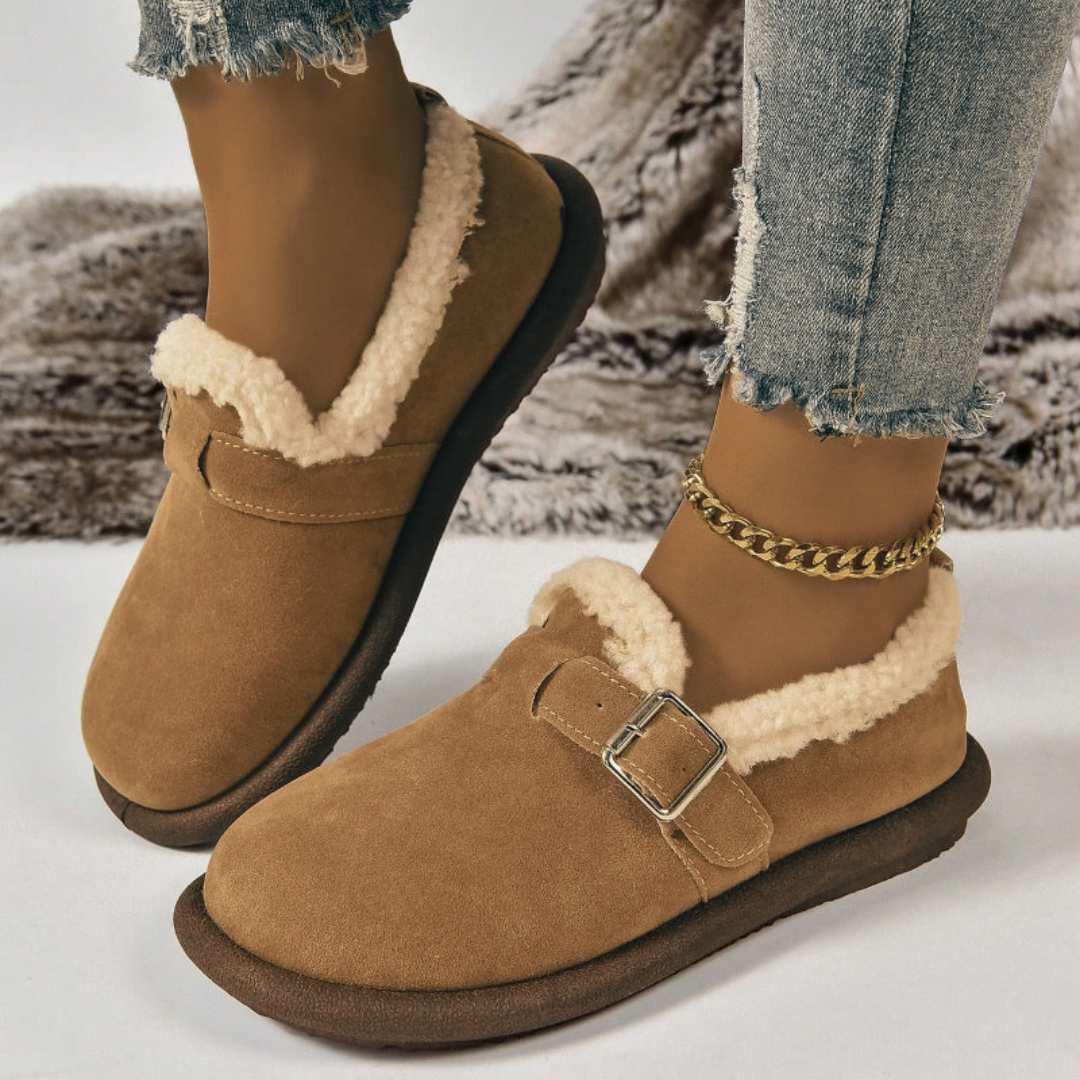 Krisa | Plush Slip-On Comfort Slippers