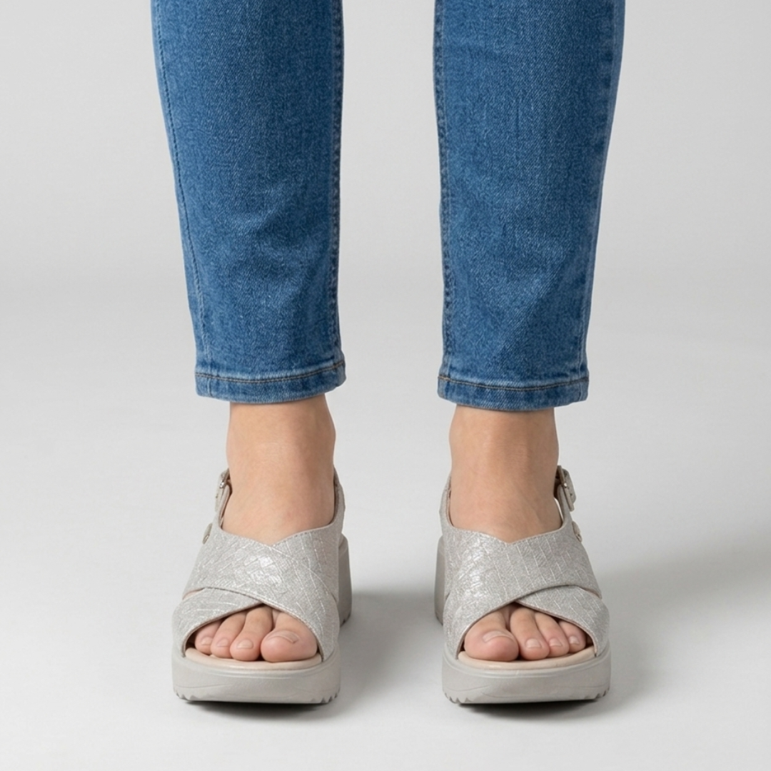 Kathy | Elegant Comfort Sandals with Adjustable Heel Strap