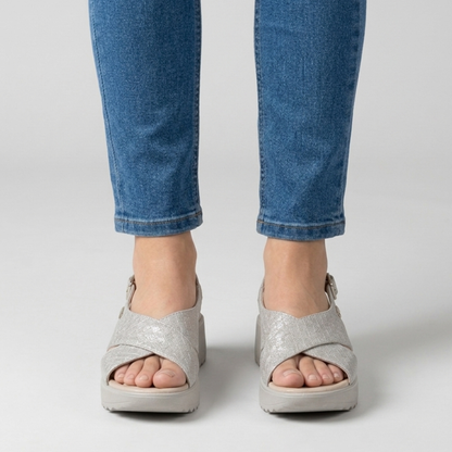 Kathy | Elegant Comfort Sandals with Adjustable Heel Strap