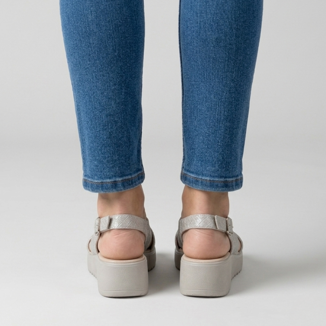 Kathy | Elegant Comfort Sandals with Adjustable Heel Strap