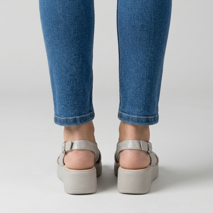 Kathy | Elegant Comfort Sandals with Adjustable Heel Strap