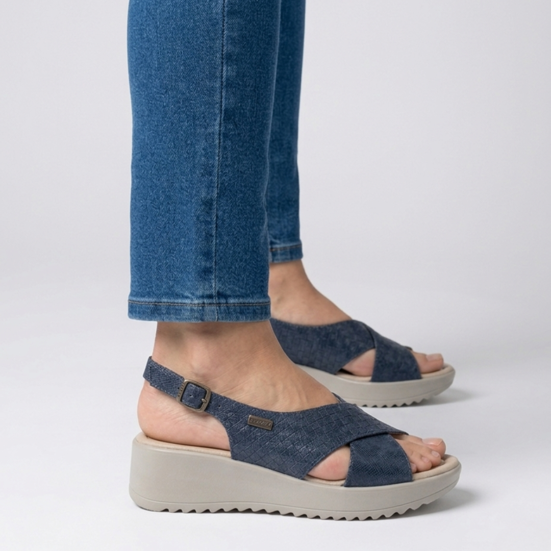 Kathy | Elegant Comfort Sandals with Adjustable Heel Strap