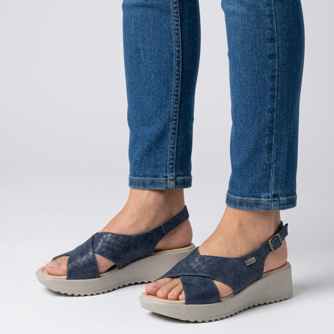 Kathy | Elegant Comfort Sandals with Adjustable Heel Strap