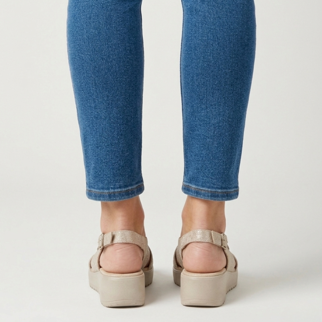 Kathy | Elegant Comfort Sandals with Adjustable Heel Strap
