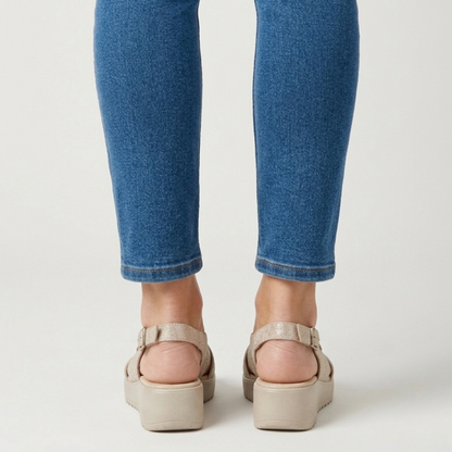 Kathy | Elegant Comfort Sandals with Adjustable Heel Strap