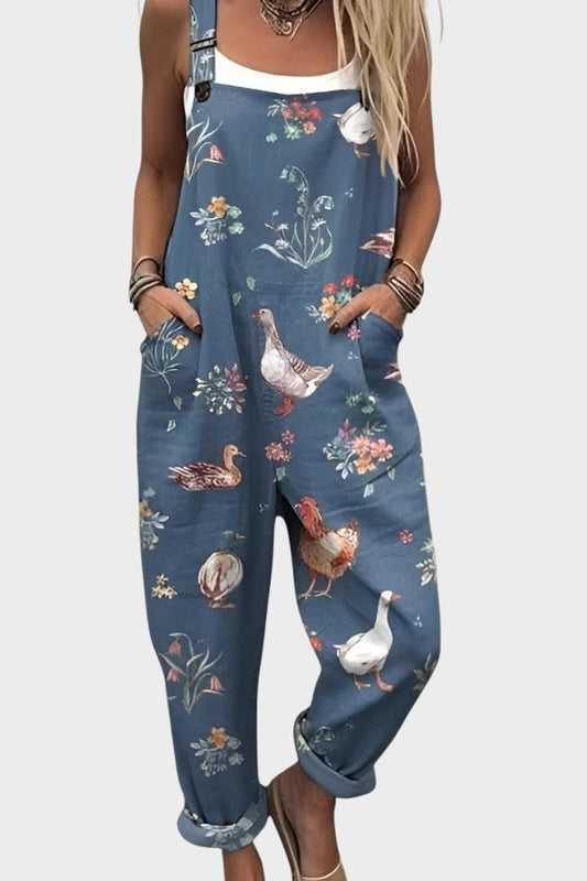 Merimbula | Relaxed Wide-Leg Overalls