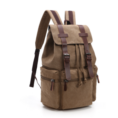 Blue Mountains waxed canvas backpack in Khaki — Beverley Lane