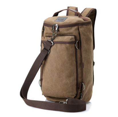 Timaru waxed canvas backpack in Brown — Beverley Lane