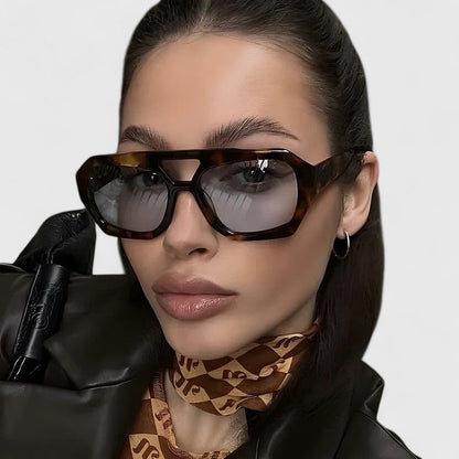Alma | Leopard Print Sunglasses