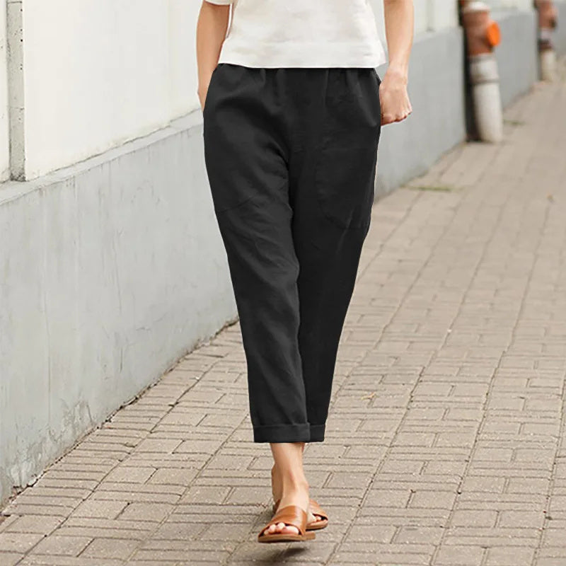Krisan | Wide-Leg Pants with Pockets
