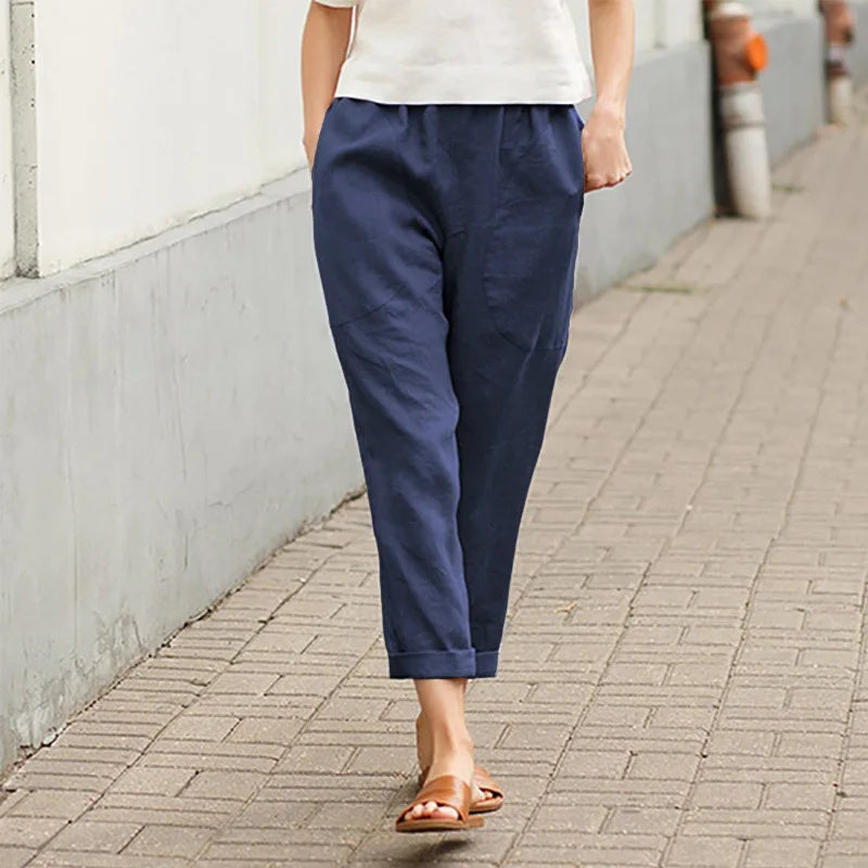 Krisan | Wide-Leg Pants with Pockets