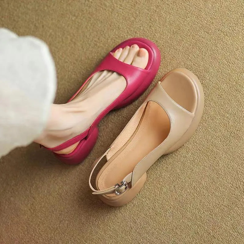 Emily | Orthopaedic Sandals with Open Heel for Summer