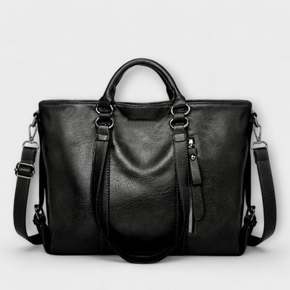 Agnes | Large Leather-Look Bag