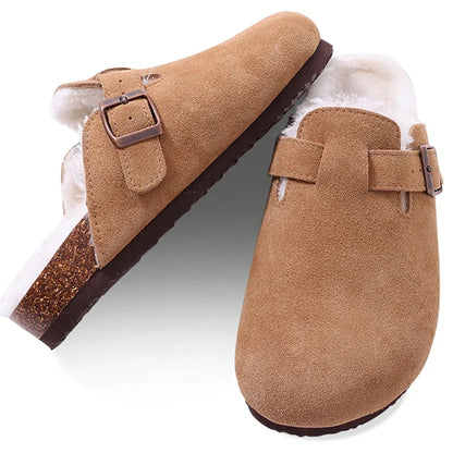 Liesl | Orthopaedic Slippers in Faux Suede