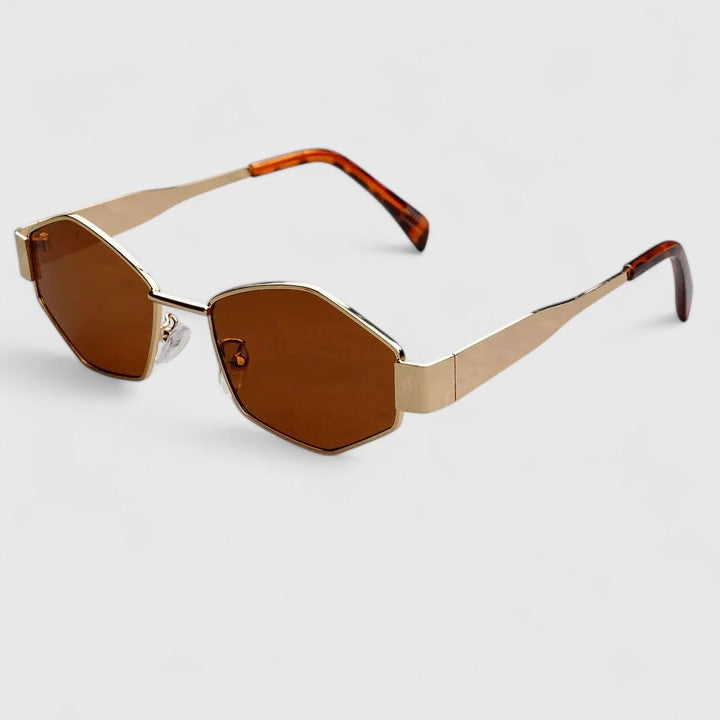 Diana | Refined Vintage Hexagonal Sunglasses