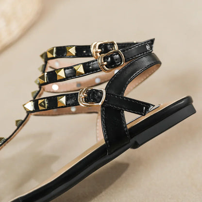 Carla | Outdoor Sandals with Stud Design