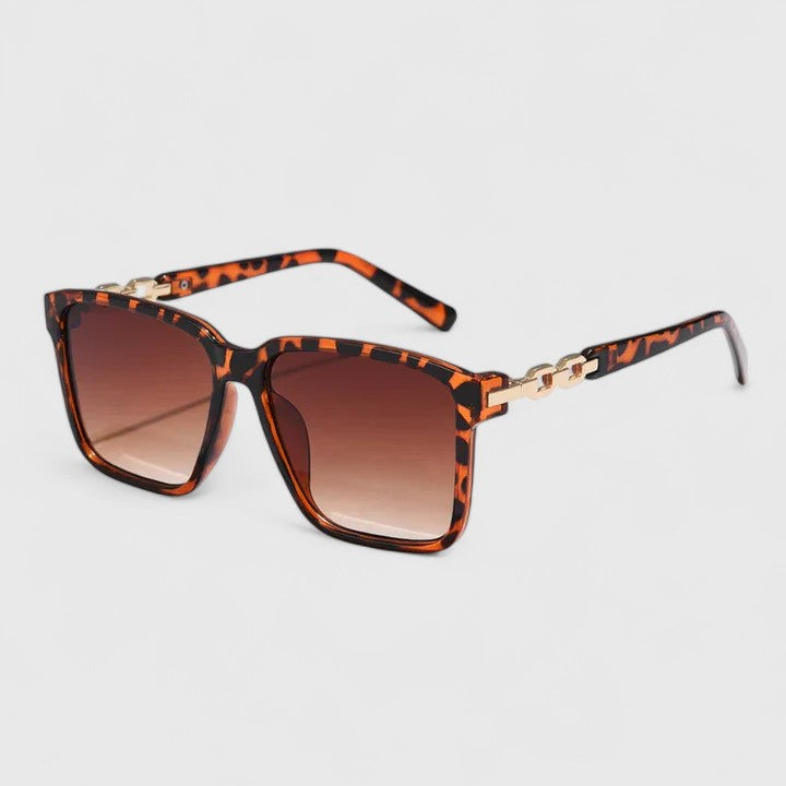 Emma | Chain-Detail Square Sunglasses