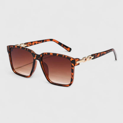 Emma | Chain-Detail Square Sunglasses