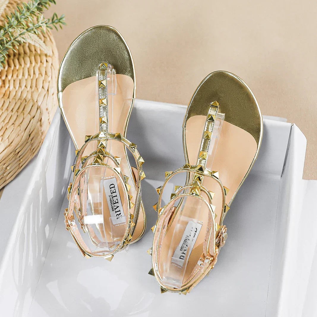 Carla | Outdoor Sandals with Stud Design