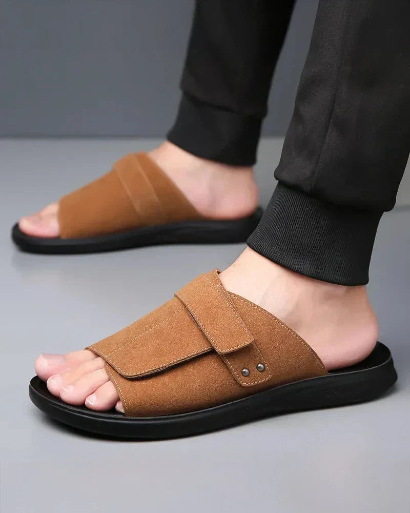 Christian | Fashionable Suede-Look Sandals for Men