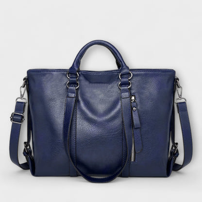 Agnes | Large Leather-Look Bag