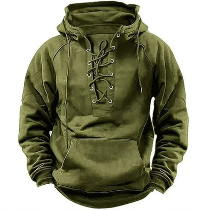 Hunter | Rugged Fleece Winter Hoodie for Men