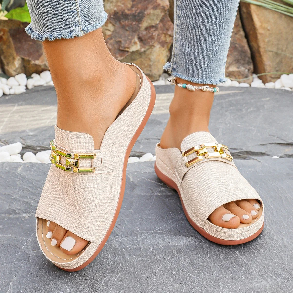 Dorothee | Relaxed Non-Slip Slippers for Women