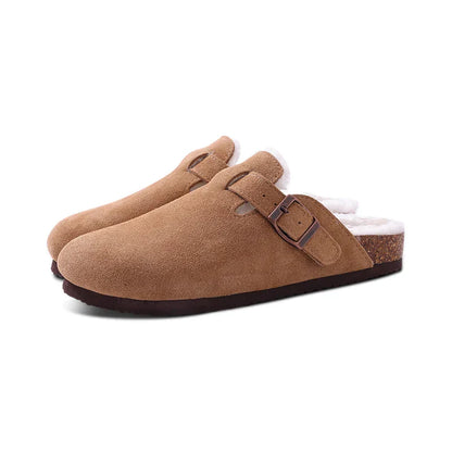 Liesl | Orthopaedic Slippers in Faux Suede