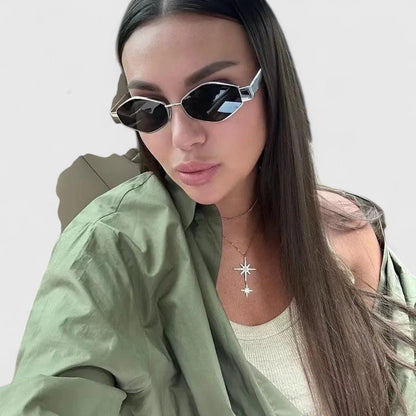 Diana | Refined Vintage Hexagonal Sunglasses