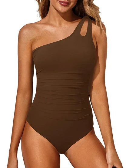 Connie | Elegant One-Shoulder Swimsuit with Shaping Fit