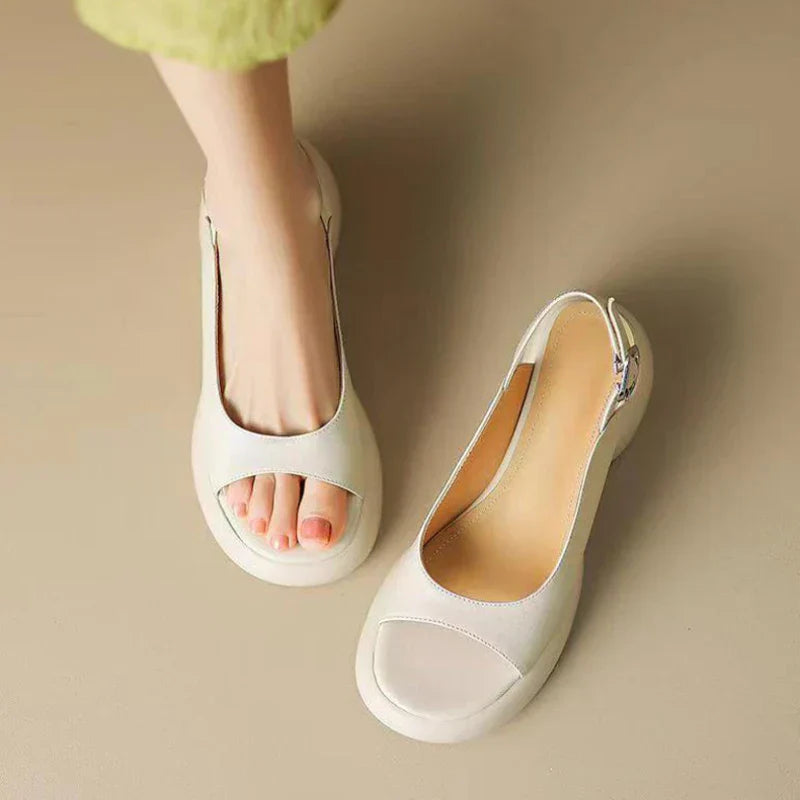 Emily | Orthopaedic Sandals with Open Heel for Summer