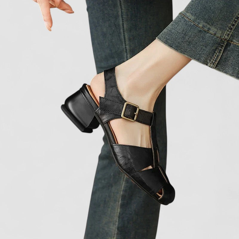 Mika | Elegant Comfort Sandals with Buckle Fastening