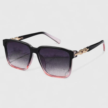 Emma | Chain-Detail Square Sunglasses