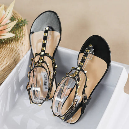 Carla | Outdoor Sandals with Stud Design