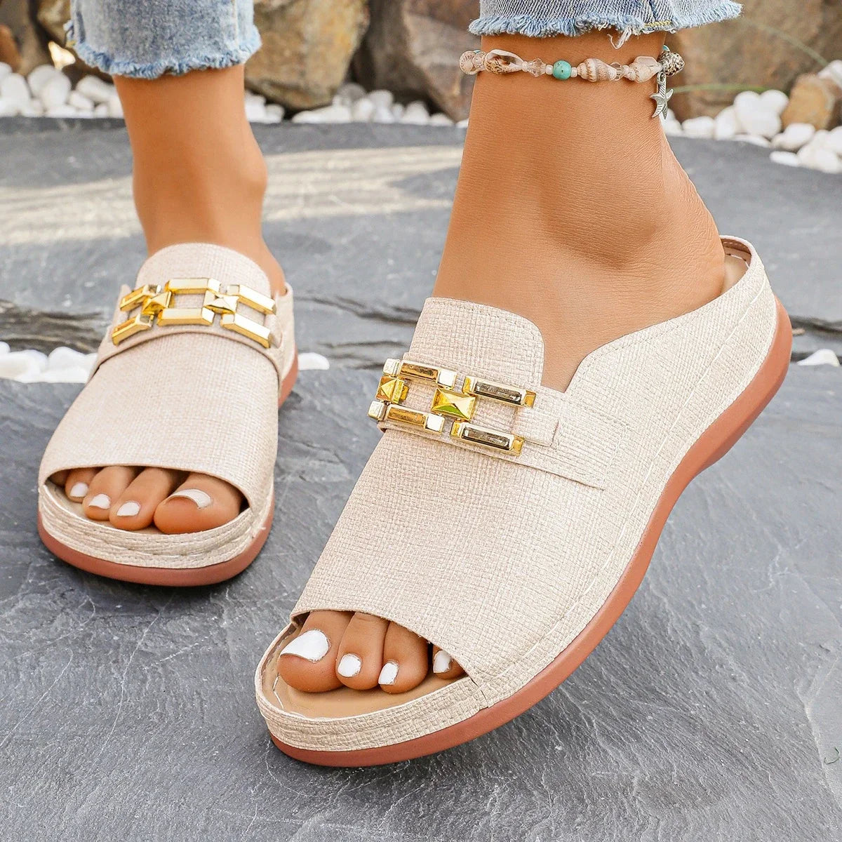 Dorothee | Relaxed Non-Slip Slippers for Women