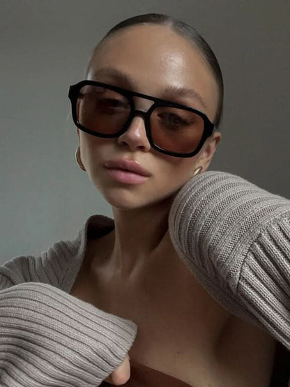 Andra | Vintage Oval Sunglasses