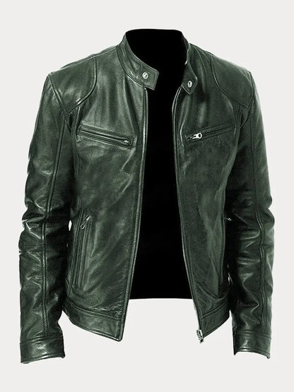 Jaspar | Casual Leather Jacket for Men