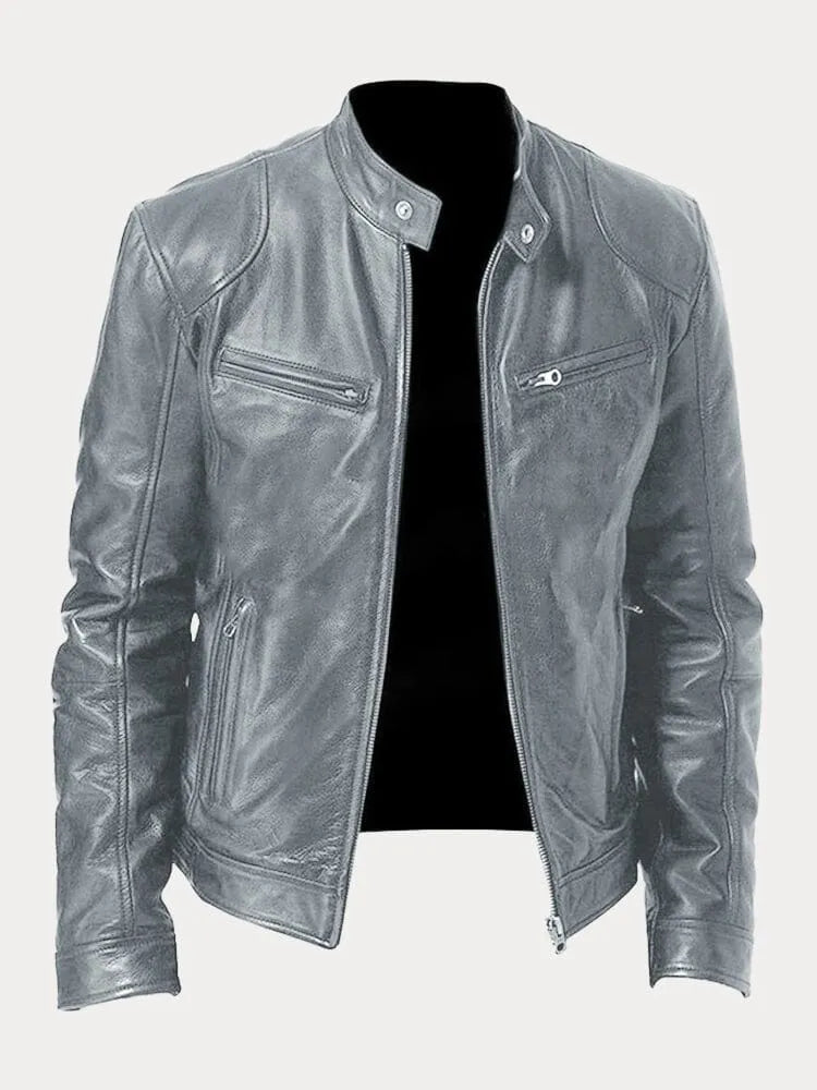 Jaspar | Casual Leather Jacket for Men